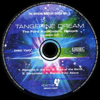 4CD/Caja Tangerine Dream: The Official Bootleg Series Volume Three