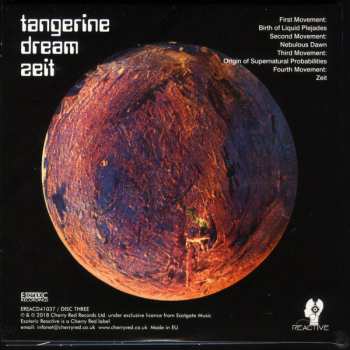 4CD/Caja Tangerine Dream: The Pink Years Albums 1970-1973