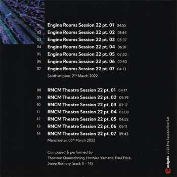 8CD/Caja Tangerine Dream: The Sessions Box Set (United Kingdom & Ireland 2022) LTD