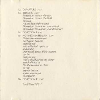 CD Popol Vuh: Tantric Songs / Hosianna Mantra