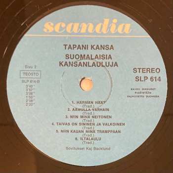LP Tapani Kansa: Suomalaisia Kansanlauluja