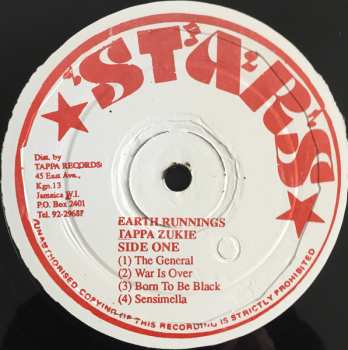LP Tapper Zukie: Earth Running