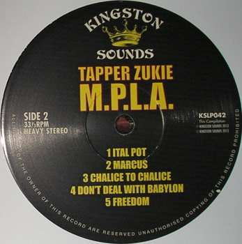 LP Tapper Zukie: M.P.L.A.