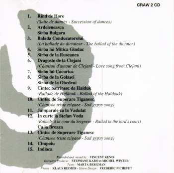 CD Taraf de Haïdouks: Musique Des Tziganes De Roumanie