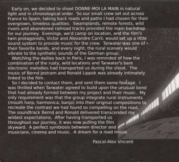 CD Tarwater: Musique Originale Du Film Donne-moi La Main