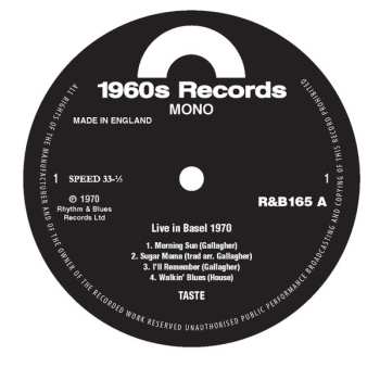 LP Taste: Live In Basel 1970