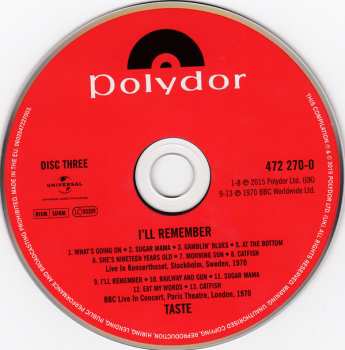 4CD Taste: I'll Remember