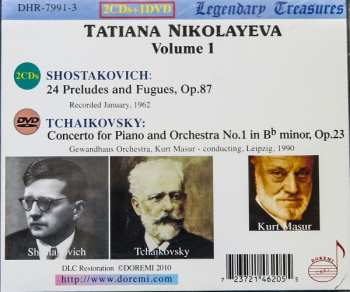 2CD/DVD/Caja Pyotr Ilyich Tchaikovsky: 24 Preludes & Fugues, Op.87 / Piano Concerto No.1, Op.23 - Tatiana Nikolayeva Volume 1