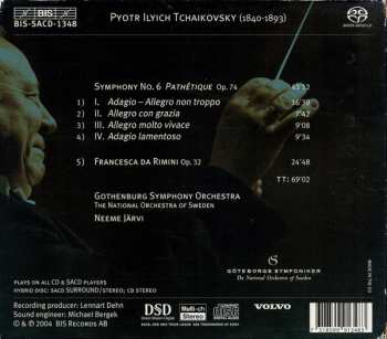 SACD Pyotr Ilyich Tchaikovsky: Symphony No. 6, 'Pathétique' / Francesca Da Rimini