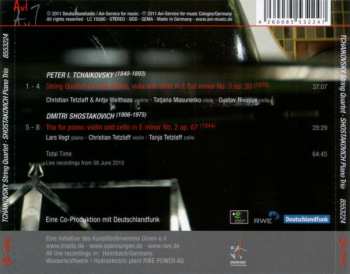 CD Pyotr Ilyich Tchaikovsky: String Quartet No. 3 / Piano Trio No. 2