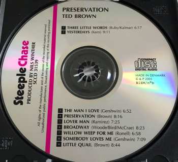 CD Ted Brown: Preservation