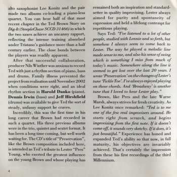 CD Ted Brown: Preservation