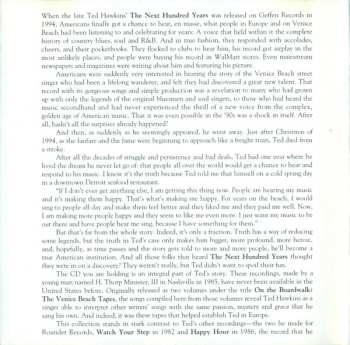 CD Ted Hawkins: Songs From Venice Beach