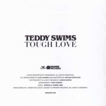 CD Teddy Swims: Tough Love