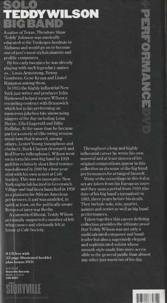 8CD/DVD/Caja Teddy Wilson: Teddy Wilson Solo / Big Band