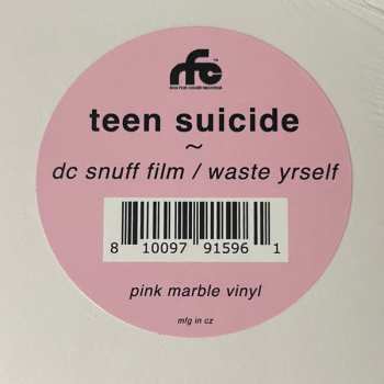 LP Teen Suicide: DC Snuff Film / Waste Yrself CLR | LTD