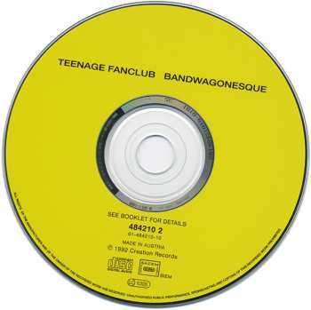 CD Teenage Fanclub: Bandwagonesque