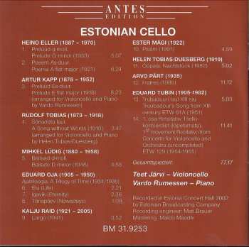 CD Teet Järvi: Estonian Cello