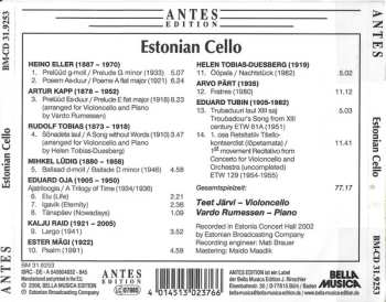 CD Teet Järvi: Estonian Cello