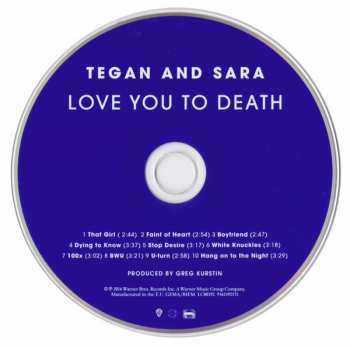 CD Tegan and Sara: Love You To Death