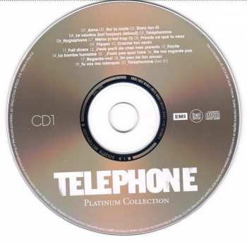3CD Téléphone: Platinum Collection - Trois CD