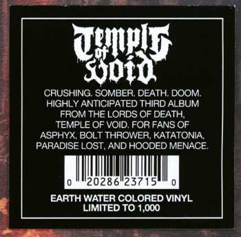 LP Temple Of Void: The World That Was LTD | CLR