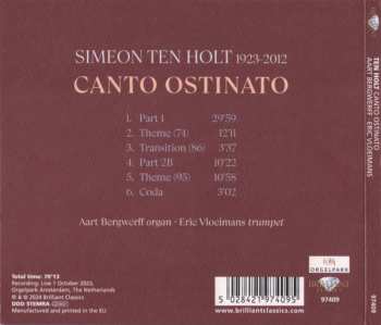 CD Simeon ten Holt: Canto Ostinato DLX