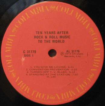 LP Ten Years After: Rock & Roll Music To The World