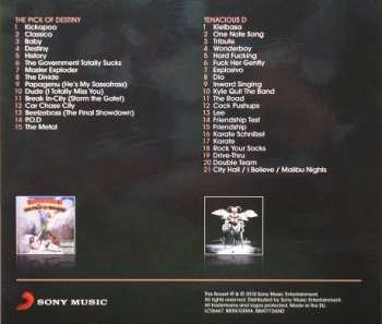 2CD/Caja Tenacious D: Tenacious D / The Pick Of Destiny