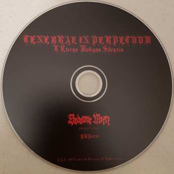 CD Tenebrae In Perpetuum: L'Eterno Maligno Silenzio