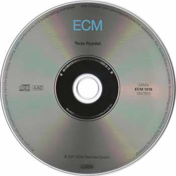 CD Terje Rypdal: Whenever I Seem To Be Far Away DIGI