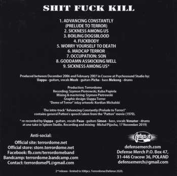 CD Terrordome: Shit Fuck Kill