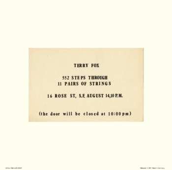 2LP Terry Fox: 552 Steps Through 11 Pairs of Strings