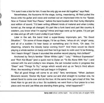 CD Terry Reid: Silver White Light - Live At The Isle Of Wight 1970