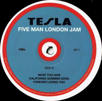 2LP Tesla: Five Man London Jam