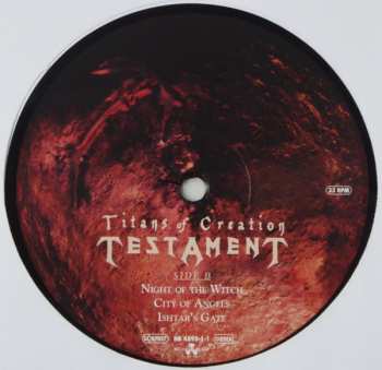 2LP Testament: Titans Of Creation