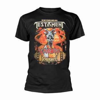 Merch Testament: Camiseta The Bay Strikes Back Europe 2020 Tour