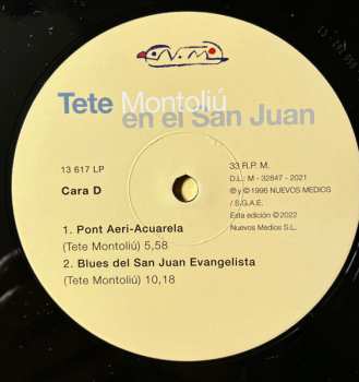 2LP Tete Montoliu: En El San Juan
