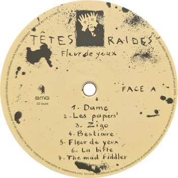 LP Têtes Raides: Fleur De Yeux