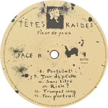 LP Têtes Raides: Fleur De Yeux