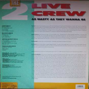 2LP The 2 Live Crew: As Nasty As They Wanna Be