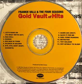 CD The Four Seasons: The 4 Seasons' Gold Vault Of Hits