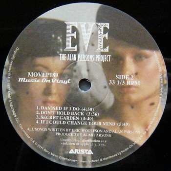 LP The Alan Parsons Project: Eve