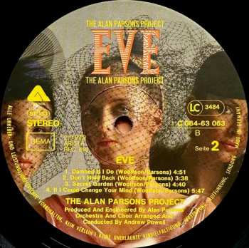 LP The Alan Parsons Project: Eve