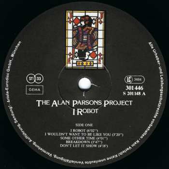 4LP/Caja The Alan Parsons Project: I Robot / Pyramid / Eve / The Turn Of A Friendly Card