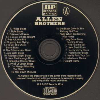 4CD/Caja The Allen Brothers: The Allen Brothers With Other Country Brother Acts
