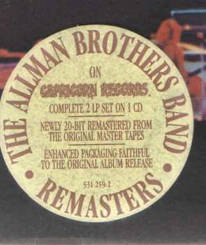 CD The Allman Brothers Band: Beginnings