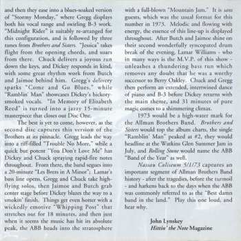2CD The Allman Brothers Band: Nassau Coliseum Uniondale, NY 5/1/73