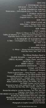 2LP The Allman Brothers Band: The Allman Brothers Band At Fillmore East