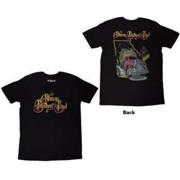 Mercancía The Allman Brothers Band: The Allman Brothers Band Unisex T-shirt: Road Goes On (black) (back Print) (small) S